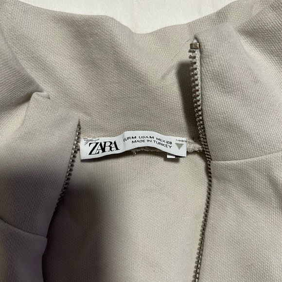 Zara Stone Cropped Zip Up - Picture 2 of 2